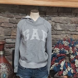 GAP HOODED SWEATER SZ S